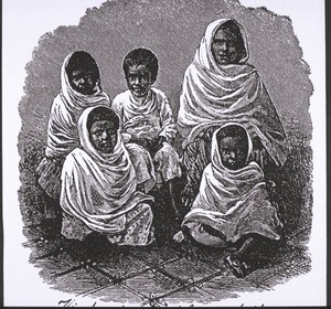 Children of the girls' boarding school in Agra