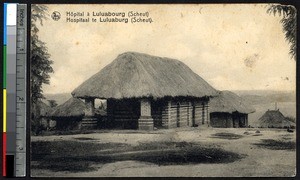 Hospital and other buildings, Kananga, Congo, ca.1900-1930