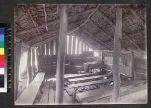 Interior of church meeting room, Morant Bay, Bahamas, ca. 1910