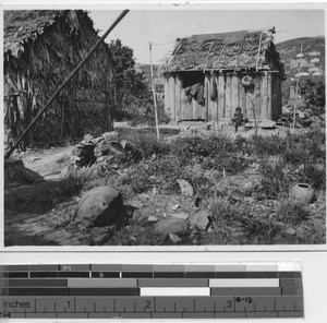 The home of a family with leprosy at Xinhui, China, 1934