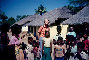 Asia Secretary Jørgen Nørgaard Pedersen visits village in South India