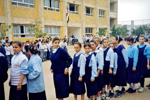 In the midst of "garbage city" in Ezbet in-Nahl "The Daughters of St. Mary" are running a schoo