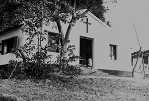 Bissamcuttack Church, East Jeypore, India, 1959. (Used in: Dansk Missionsblad no. 5 (1962).)