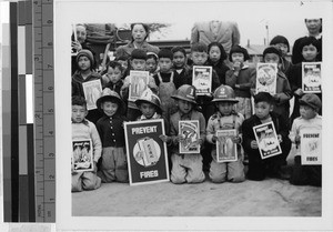 Fire Prevention Week at Granada Japanese Relocation Camp, Amache, Colorado, ca. 1942