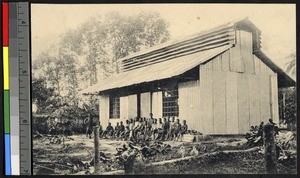 Rubber shed, Nsona Mbata, Congo, ca.1920-1940