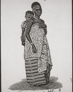 African woman and child