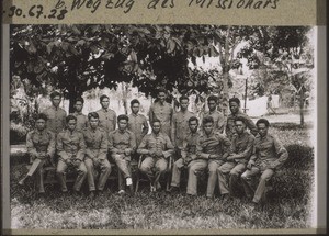 Christian soldiers (Bataks from Sumatra) in Kwala Kuron