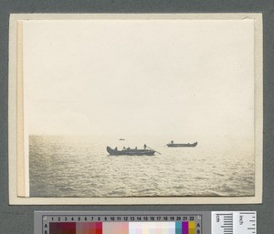 Fishing boats, Yingkou, China, 1909