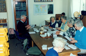 Preben Larsen med "pakkepatruljen" på DMS 1997