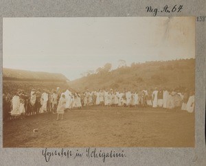 Harvest festival in Shigatini, Shigatini, Tanzania, ca.1900-1914