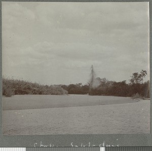 Mortar round exploding, Cabo Delgado, Mozambique, 1918