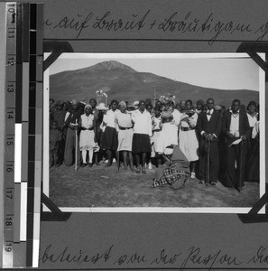 The cake procession, Baziya, South Africa East, 1935