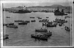 View of the harbour, Las Palmas de Gran Canaria, Spain