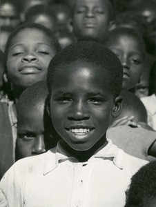 Pupils of a mission school in Gabon