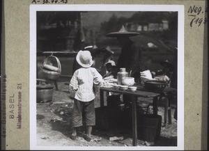 Stall for selling sweets