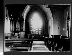 Church interior, Shanghai, China, ca.1890-1910