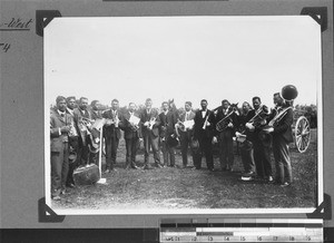 Brass band, Elim, South Africa, ca.1893-1927