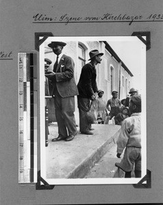 Church bazar in Elim, South Africa, 1933