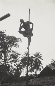 African acrobat, Nigeria, ca. 1933