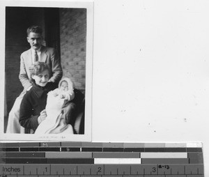 Dr. Blaber and family at Taishan, China, 1937