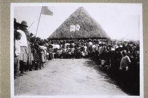 Dedicating the church in Mboakwe