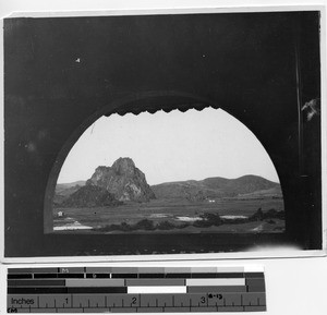 A view from the porch of the mission house at Dongan, China, 1931