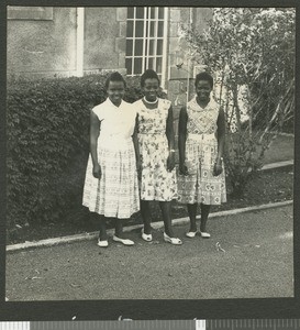 Senior female students, Chogoria, Kenya, ca.1955