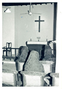 Church in Adenfra woman since 1965The church in Aden from the womens pew. 1965