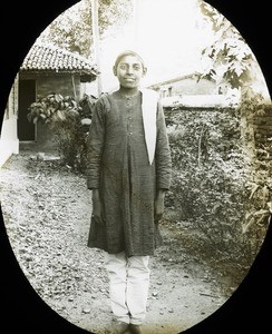 A Hindu boy in holiday attire, India, ca. 1906