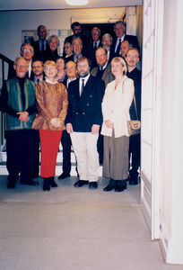 Reunion of former and then members of the board of the Danish Santal Mission, 9 December 1999 a