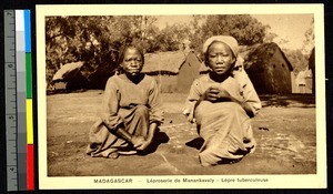 Leprosy and turberculosis patients, Madagascar, ca.1920-1940