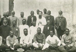 A group of native pastors with a PEMS missionary