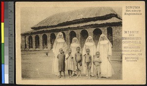 Newest children at the mission, Doruma, Congo, ca.1920-1940