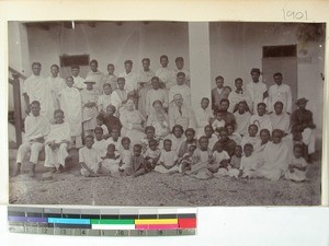 Teachers and students at the Catechist school, Toliara, Madagascar, 1922-1923