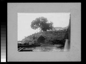 Bridge near Chongqing, China, ca.1900-1920