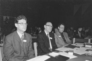 Representatives 1979 From left: Verner Tranholm-Mikkelen, Henrik Christiansen and ?