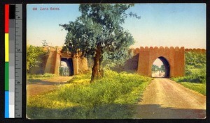 City wall and gates, Zaria, Nigeria, ca.1920-1940