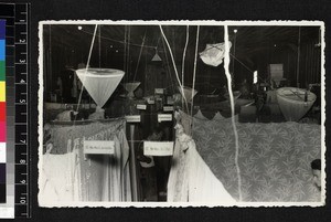 Family quarters of internment camp, Shanghai Shi, China, ca. 1944