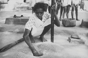 East Jeypore, Orissa, India, 1974. Sunapur is a resident of the Widows Home Sarepta at Gunupur