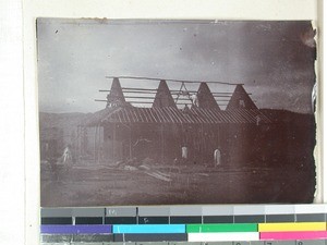 A house under construction, Madagascar