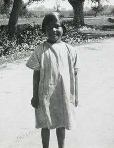 Orphan girl, Motihari, India, ca. 1925