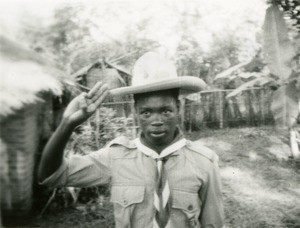 Boyscout, in Gabon