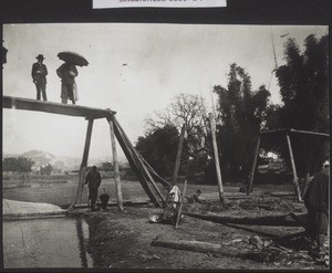 Bridge near Tschonglok, the place where there was an accident during the inspection journey by Inspector Dipper