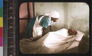 Nurse and patient, Ilesha, Nigeria, s.d