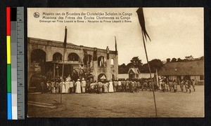 Prince Leopold's arrival, Boma, Congo, ca.1920-1940