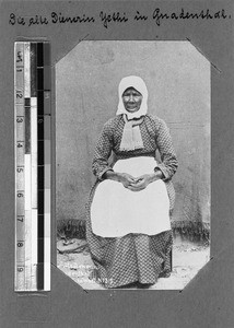 Old woman, Genadendal, South Africa