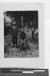 Two boys at the leprosarium at Jiangmen, China