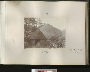 Hut and Fort, Jobner, India, ca.1901
