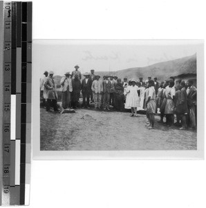 Reception in Xentu, South Africa East, 1929-11-12