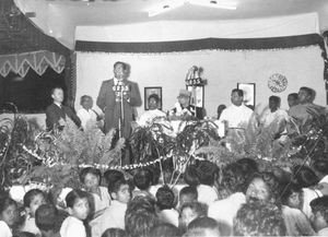 Danish Mission Hospital, Tirukoilur, Tamil Nadu, South India. From the 50th anniversary,1961. T